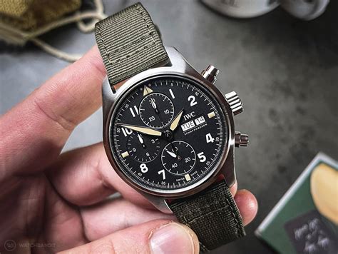 iwc spitfire pilot dimensions|iwc pilot spitfire chronograph.